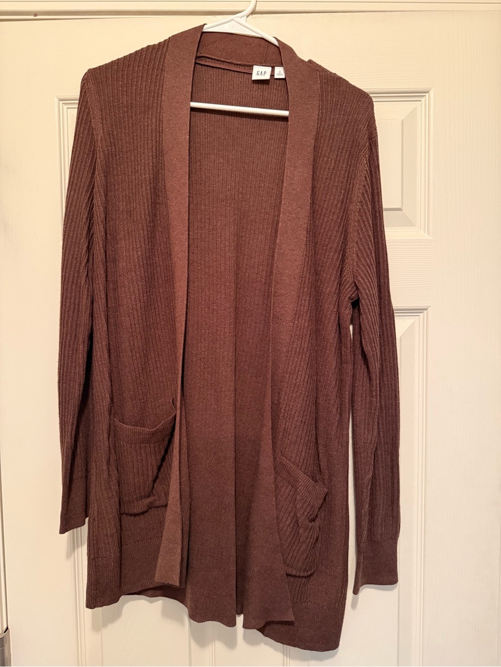 GAP Open-Front Ribbed Cardigan